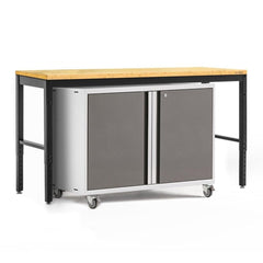 Newage Products Pro 3.0 Series 42" Base Cabinet And 84" Workbench With Worktop