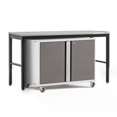 Newage Products Pro 3.0 Series 42" Base Cabinet And 84" Workbench With Worktop