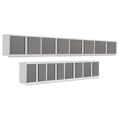 Newage Products Pro 3.0 Series 8-Piece Wall Storage System (4X 28", 4X 42")