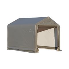 Shelterlogic 6 x 6 x 6 Ft. Peaked Style Shed-In-A-Box With Grey Cover