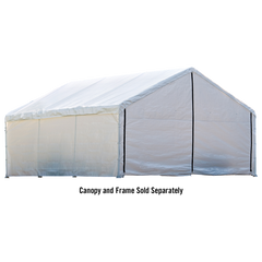 Shelterlogic Canopy Enclosure Kit 18 × 40 Ft. In White