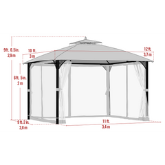 Shelterlogic Cypress Gazebo 10 x 12 Ft.