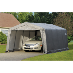 Shelterlogic Garage-In-A-Box 12 x 20 Ft. In Grey