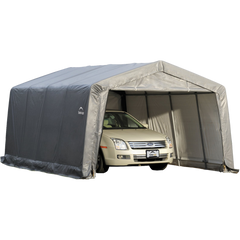 Shelterlogic Garage-In-A-Box 12 x 20 Ft. In Grey