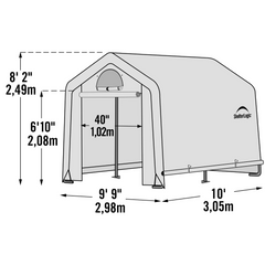 Shelterlogic Growit Greenhouse-In-A-Box Peaked Greenhouse