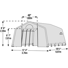 Shelterlogic Growit Heavy Duty Peaked Greenhouse