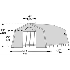 Shelterlogic Growit Heavy Duty Peaked Greenhouse