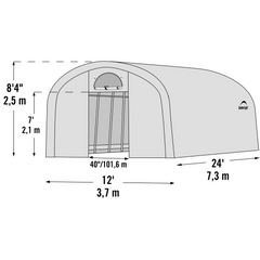 Shelterlogic Growit Heavy Duty Roundtop Greenhouse