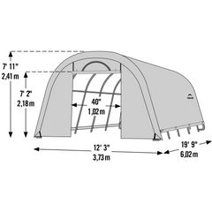 Shelterlogic Growit Heavy Duty Roundtop Greenhouse