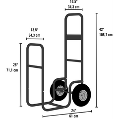 Shelterlogic Haul-It Wood Mover - Rolling Firewood Cart