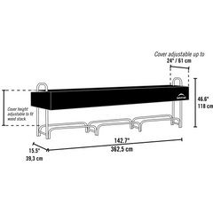 Shelterlogic Heavy Duty Firewood Rack With Cover