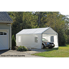 Shelterlogic Maxap Canopy Enclosure Kit With Windows 10 x 20 Ft. In White