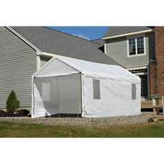 Shelterlogic Maxap Canopy Enclosure Kit With Windows 10 x 20 Ft. In White