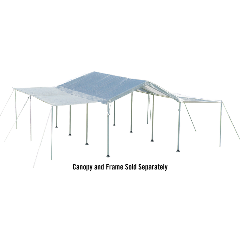 Shelterlogic Maxap Extension Kit 10 Ft. x 20 Ft. In White