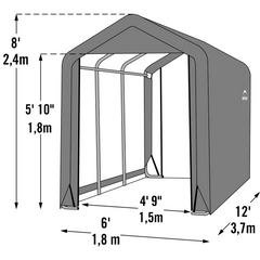 Shelterlogic Peaked Style Shed-In-A-Box