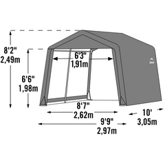 Shelterlogic Peaked Style Shed-In-A-Box