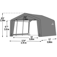 Shelterlogic Peaked Style Shed-In-A-Box