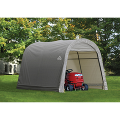 Shelterlogic Shed-In-A-Box Roundtop 10 x 10 x 8 Ft. In Grey