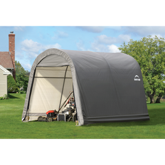 Shelterlogic Shed-In-A-Box Roundtop 10 x 10 x 8 Ft. In Grey