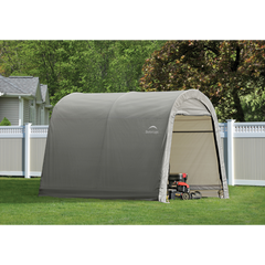 Shelterlogic Shed-In-A-Box Roundtop 10 x 10 x 8 Ft. In Grey