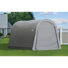 Shelterlogic Shed-In-A-Box Roundtop 10 x 10 x 8 Ft. In Grey