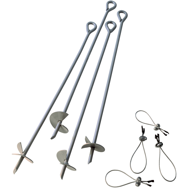 Shelterlogic Shelterauger Earth Anchors 4-Pack 2.5 Ft.