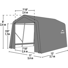 Shelterlogic Sheltercoat Garage, Peaked Style (All Options)