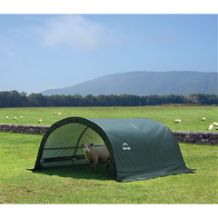 Shelterlogic Small Livestock Portable Rounded Shelter 8 x 10 x 5 Ft.