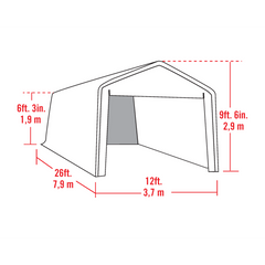 Shelterlogic Supermax Canopy Enclosure Kit