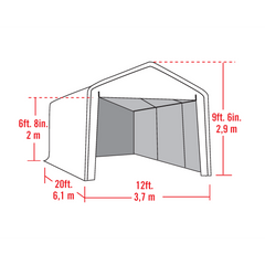 Shelterlogic Supermax Canopy Enclosure Kit