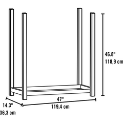 Shelterlogic Ultra Duty Firewood Rack