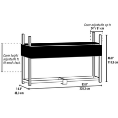 Shelterlogic Ultra Duty Firewood Rack