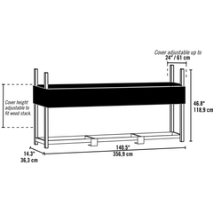 Shelterlogic Ultra Duty Firewood Rack