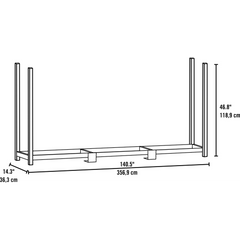 Shelterlogic Ultra Duty Firewood Rack