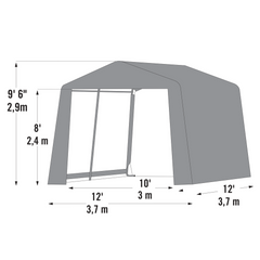 Shelterlogic Xt Peaked Shed-In-A-Box