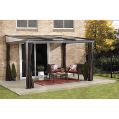 Sojag Budapest Wall-Mounted Gazebo 10 x 12 Ft.