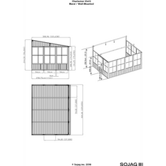 Sojag Charleston Solarium Wall Unit