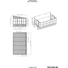 Sojag Charleston Solarium Wall Unit