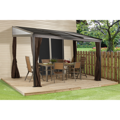 Sojag Francfort Wall-Mounted Gazebo 10 x 12 Ft.