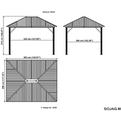 Sojag Genova Gazebo