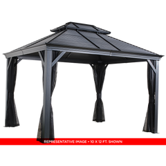 Sojag Mykonos Double Roof Gazebo 12 x 14 Ft.