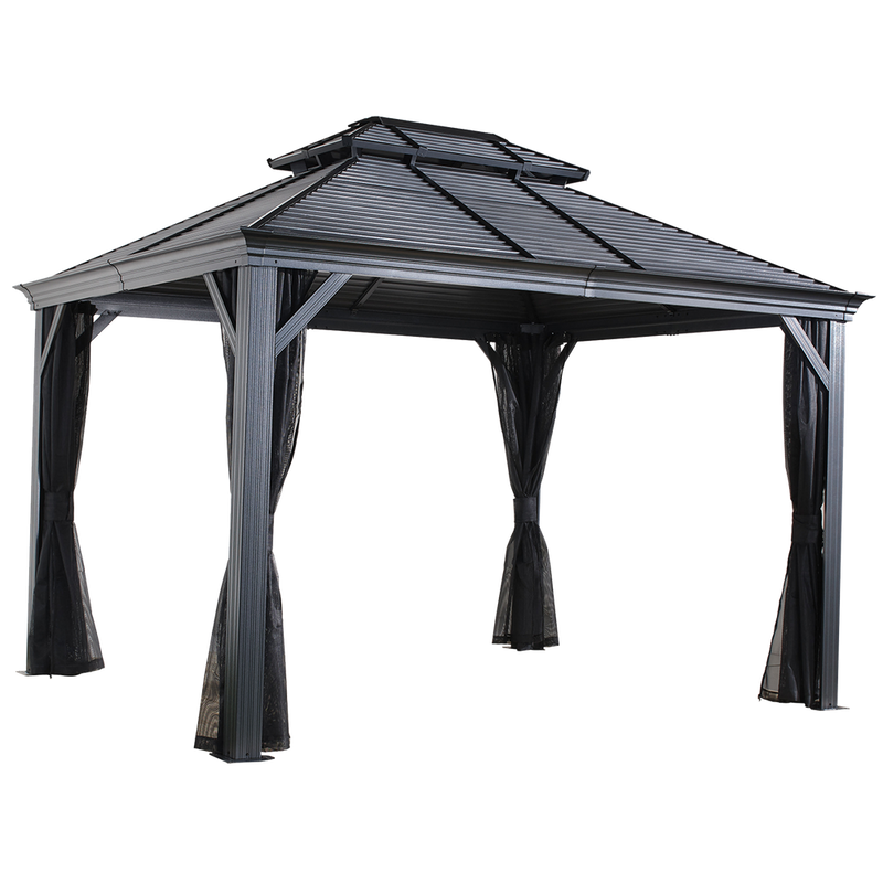 Sojag Mykonos Double Roof Gazebo 12 x 14 Ft.