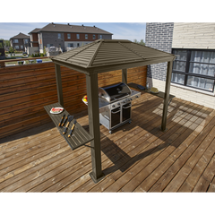 Sojag Mykonos Grill Gazebo 5 x 8 Ft.