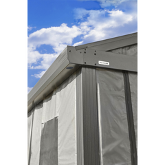 Sojag Samara Carport 12 Ft x 20 Ft. In Dark Grey