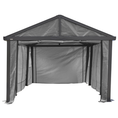 Sojag Samara Carport 12 Ft x 20 Ft. In Dark Grey