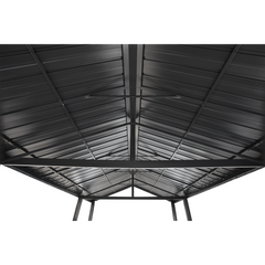 Sojag Samara Carport 12 Ft x 20 Ft. In Dark Grey