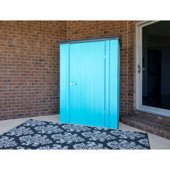 Spacemaker Patio Shed 4 x 3 Ft. In Teal And Anthracite