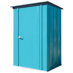 Spacemaker Patio Shed 4 x 3 Ft. In Teal And Anthracite