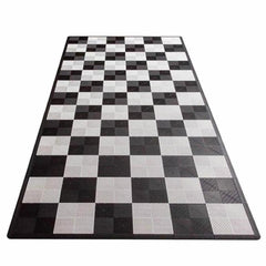 Swisstrax Single Car Garage Floor Mat In Ribtrax Pro Tiles