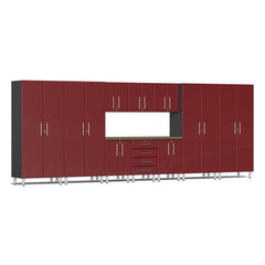 Ulti-MATE Garage 2.0 Series 11-Piece Garage Storage System With 4X Tall Cabinets (Free LED Light)